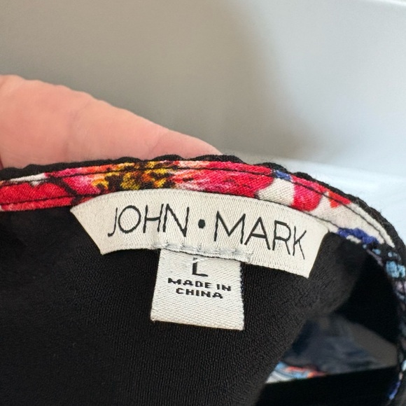 Like New, John Mark Multicolor Tunic With Embroidery, Size L - Picture 5 of 7